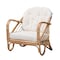 Baxton Studio Aliane Modern Bohemian Natural Brown Antique Rattan Armchair 219-12700-ZORO - alternate 5
